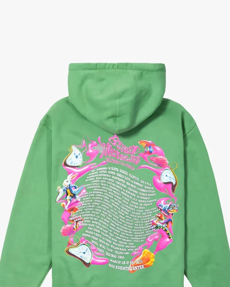 Beyond Wonderland Hoodie — back view