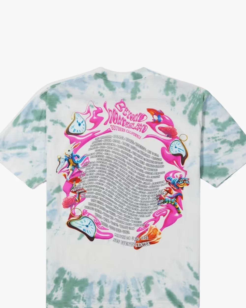 Beyond Wonderland Tshirt — back view